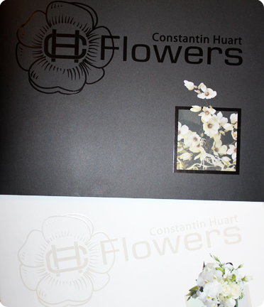 <b>CH Flowers, designer floral à Waterloo</b><br/>Réalisation d'une brochure spécial mariage faisant suite à la brochure générale.